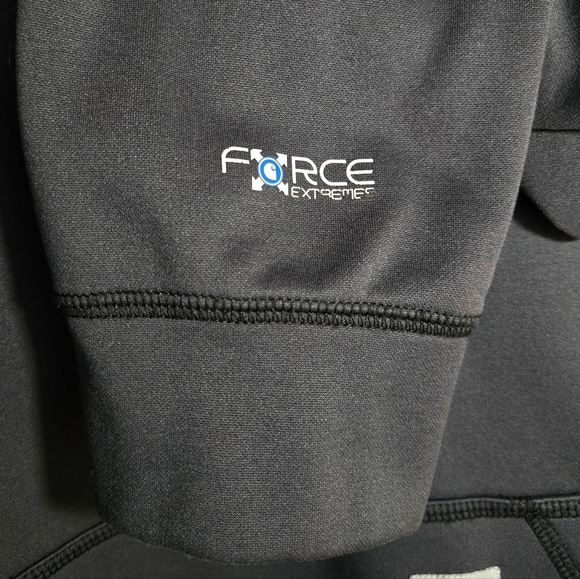 Carhartt Force 1/4 Zip Pullover Men's M Dark Gray Workwear Sweatshirt - Picture 4 of 6